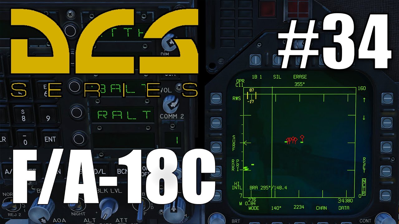 DCS: F/A-18C - #34 - Radar: Range While Search (RWS)