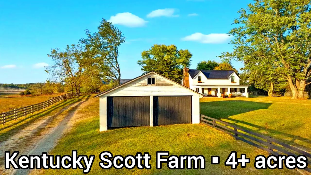 Kentucky Farmhouse For Sale | $375k | Kentucky Farms For Sale | Kentucky Real Estate For Sale