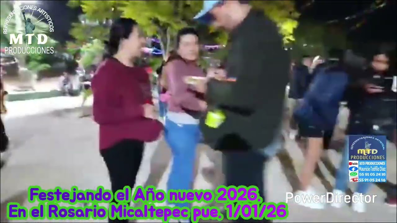 Festejando el año nuevo 2026.En el Rosario micaltepec pue. 