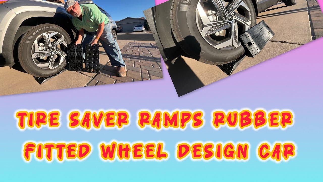 HOW TO PREVENT FLAT TIRES WITH RUBBER TIRE SAVER RAMPS