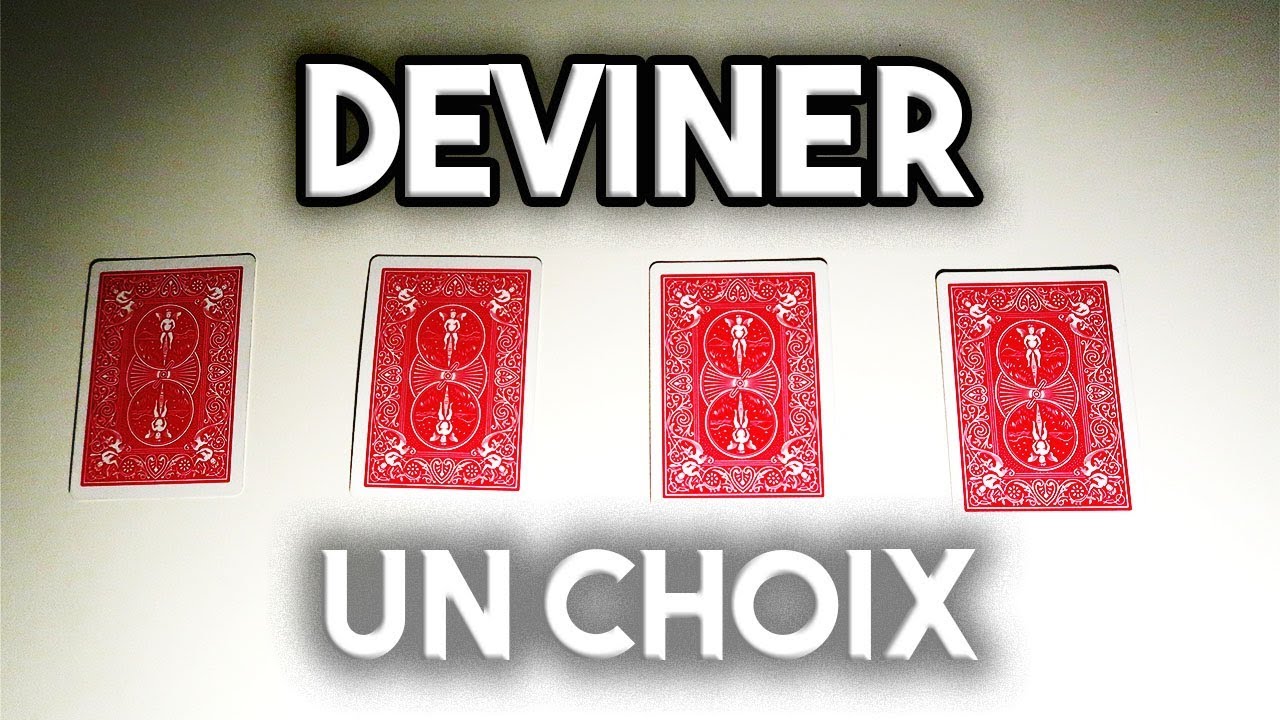 DEVINER LES CHOIX DU SPECTATEUR - TOUR DE MENTALISME FACILE