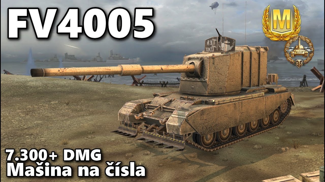 FV4005 - Mašina na čísla (7.300+ DMG) - komentovaný replay