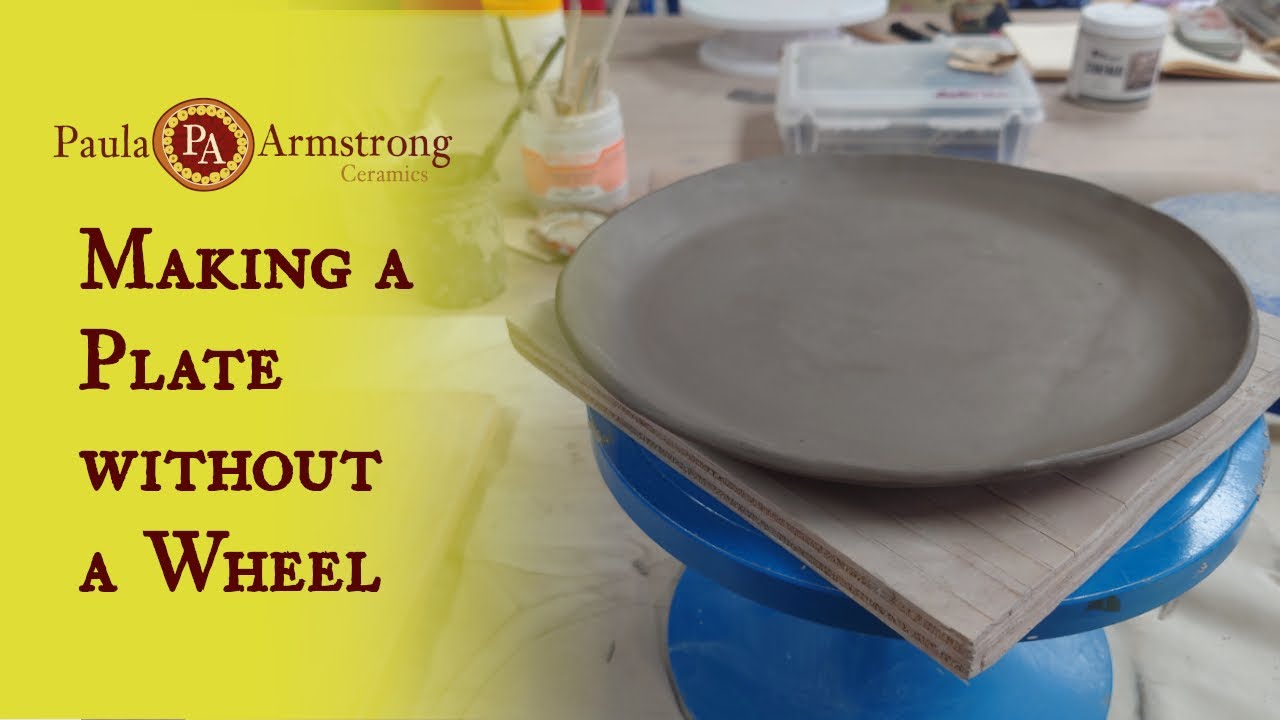 How to hand build a plate in clay