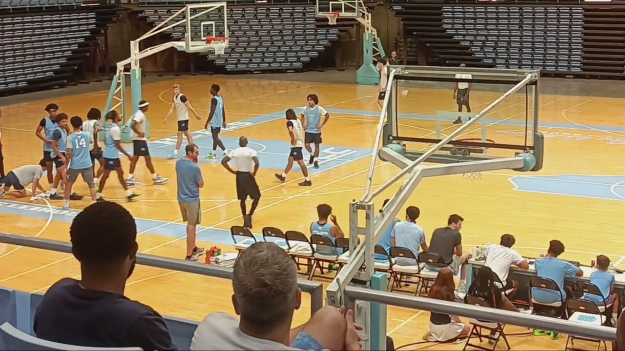 2024 Carolina Tar Heels basketball alumni game (second half session 1 part 1)