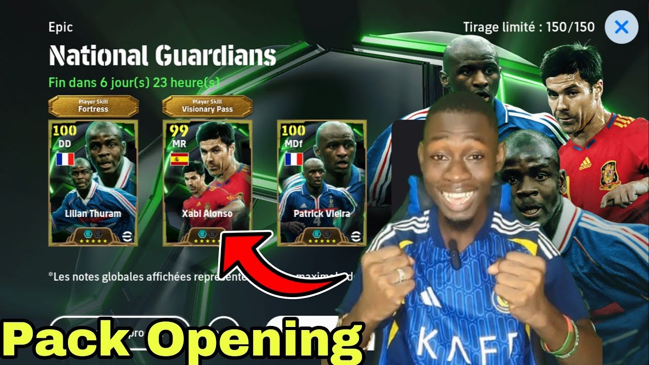 Pack Opening National Guardians Vieira & Thuram & Xabi Alonso 🤯😭💔 || Efootball 25 mobile