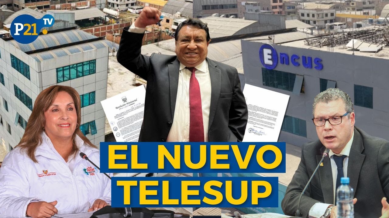 José Luna Gálvez y el nuevo Telesup que fue beneficiado por Dina Boluarte