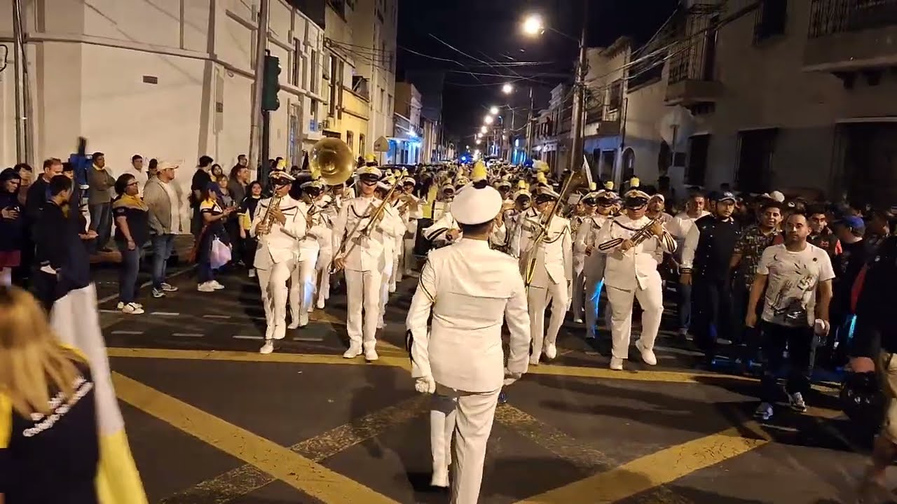 Entrada de la Banda de Guerra Regreso de Festival XXVIII Colegio San Sebastián EL LEGADO CONTINÚA...