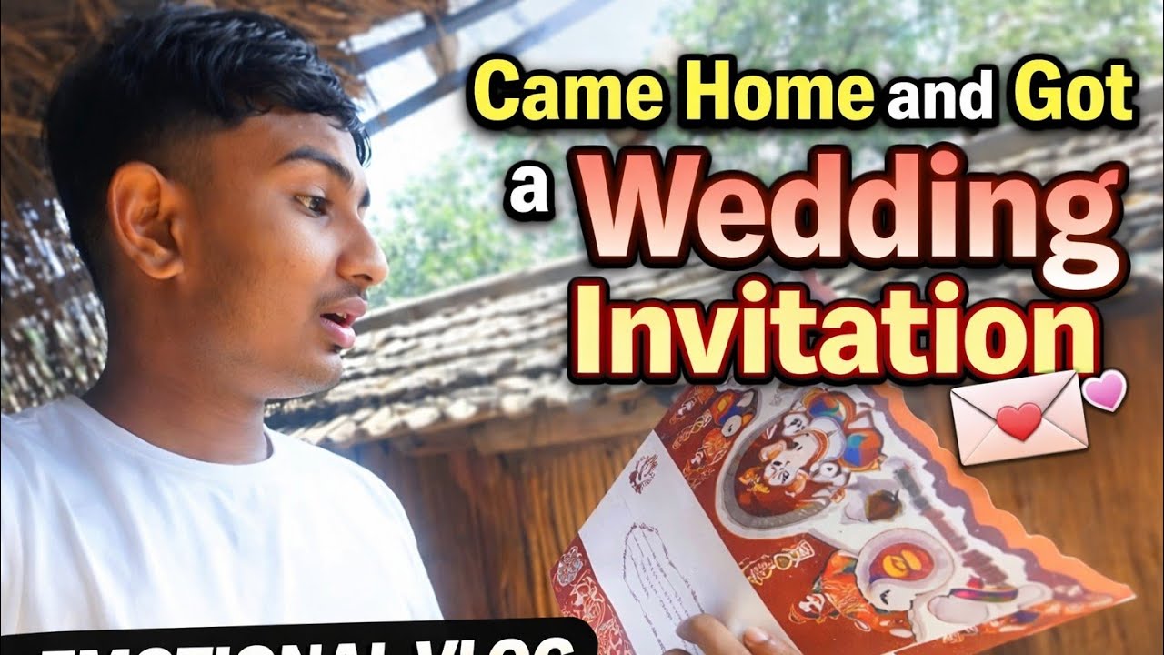“Came Home and Got a Wedding Invitation 💌 ll VLOG ll NAITIKVLOG 