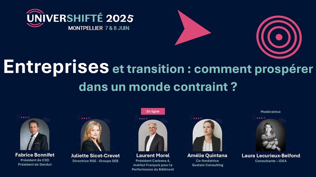 Entreprises et transition : comment prospérer dans un monde contraint ?