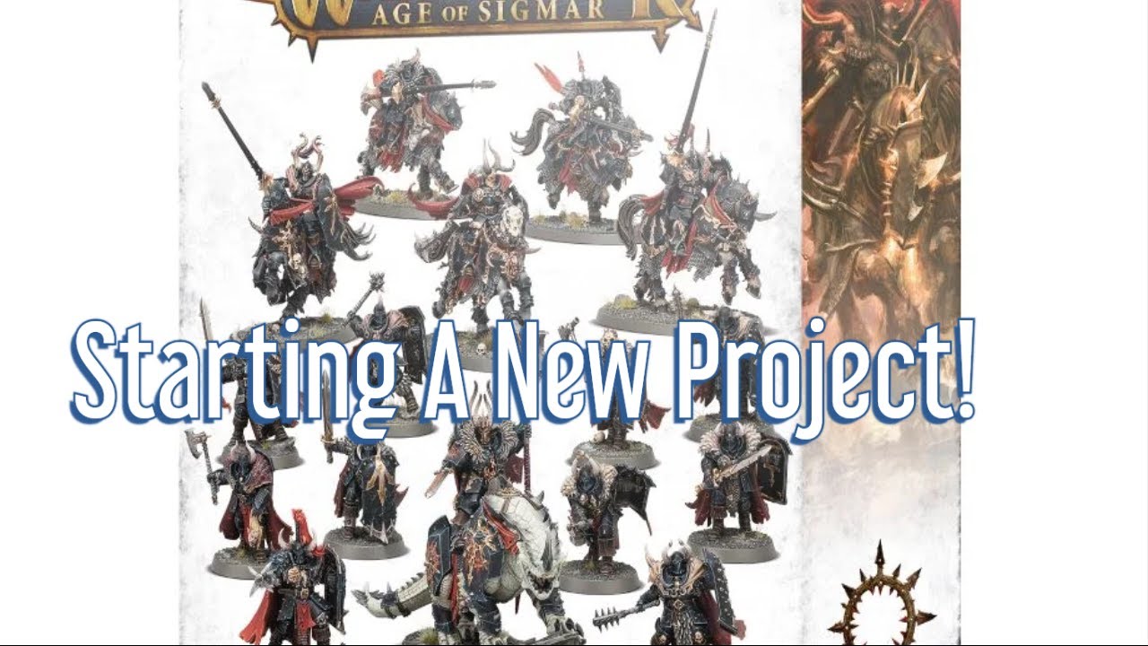 Whats in the box? Slaves to Darkness by, GW, preparing to build and paint a new force.