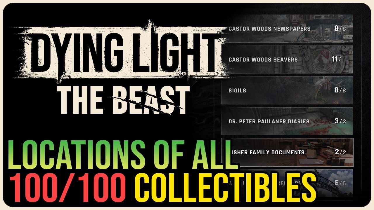 Dying Light: The Beast – All Collectible Locations
