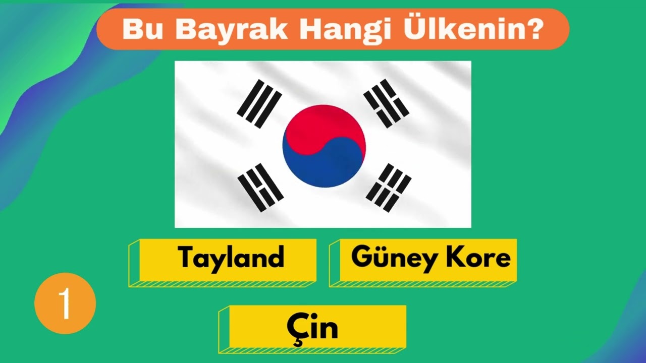 Bu Bayrak Hangi &Uuml;lkenin | Eğlenceli Bayrak Oyunu | Bilgini Test Et