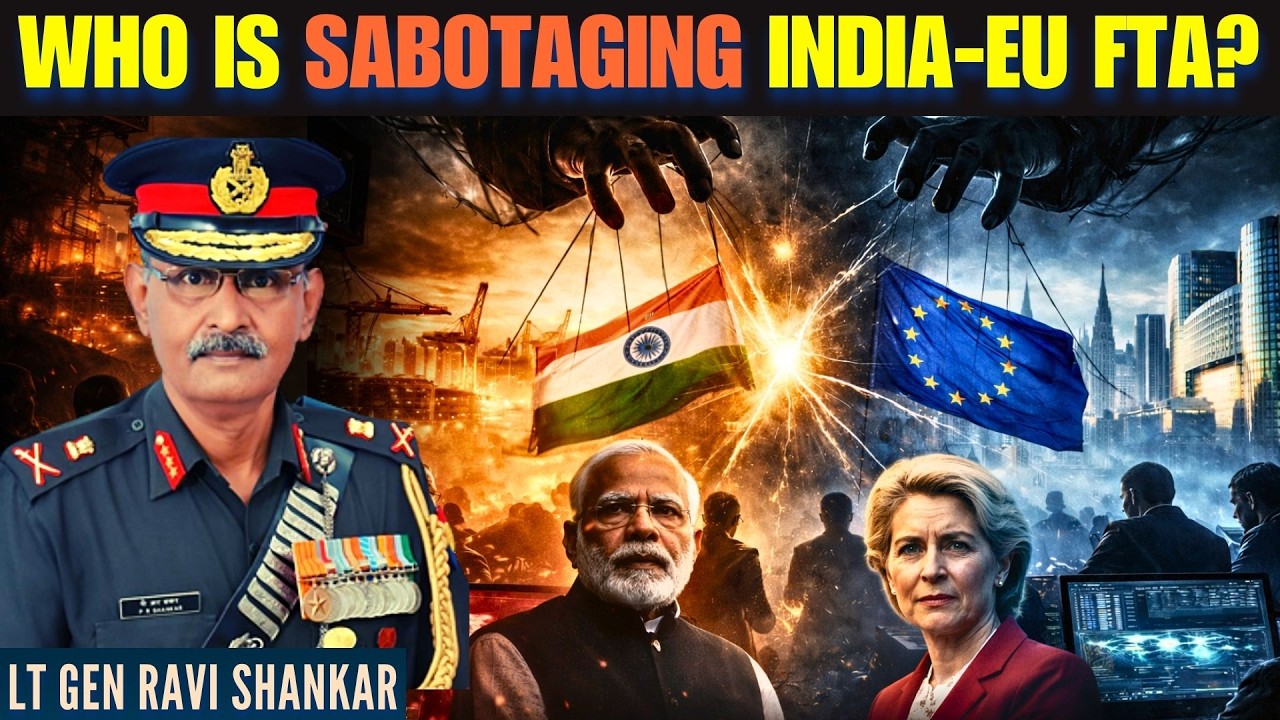Are Hidden Forces at Work to Sabotage the India–EU Mega Deal? • Lt Gen Ravi Shankar (R)