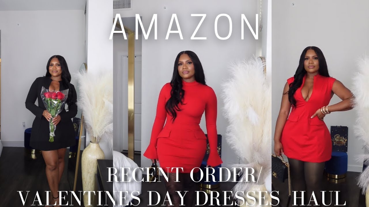 Amazon Recent Order/ Valentine’s Day Dresses Haul || Valentine’s Day outfit