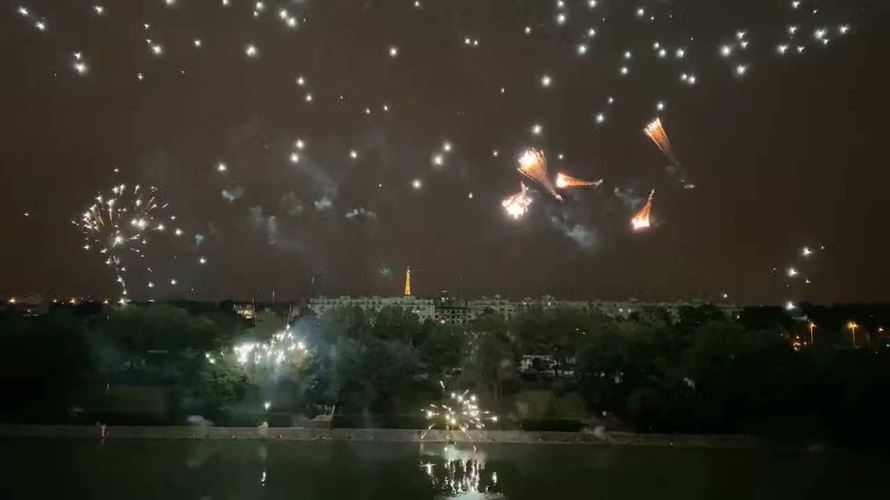 Le feu d’artifice du 14 juillet à Puteaux