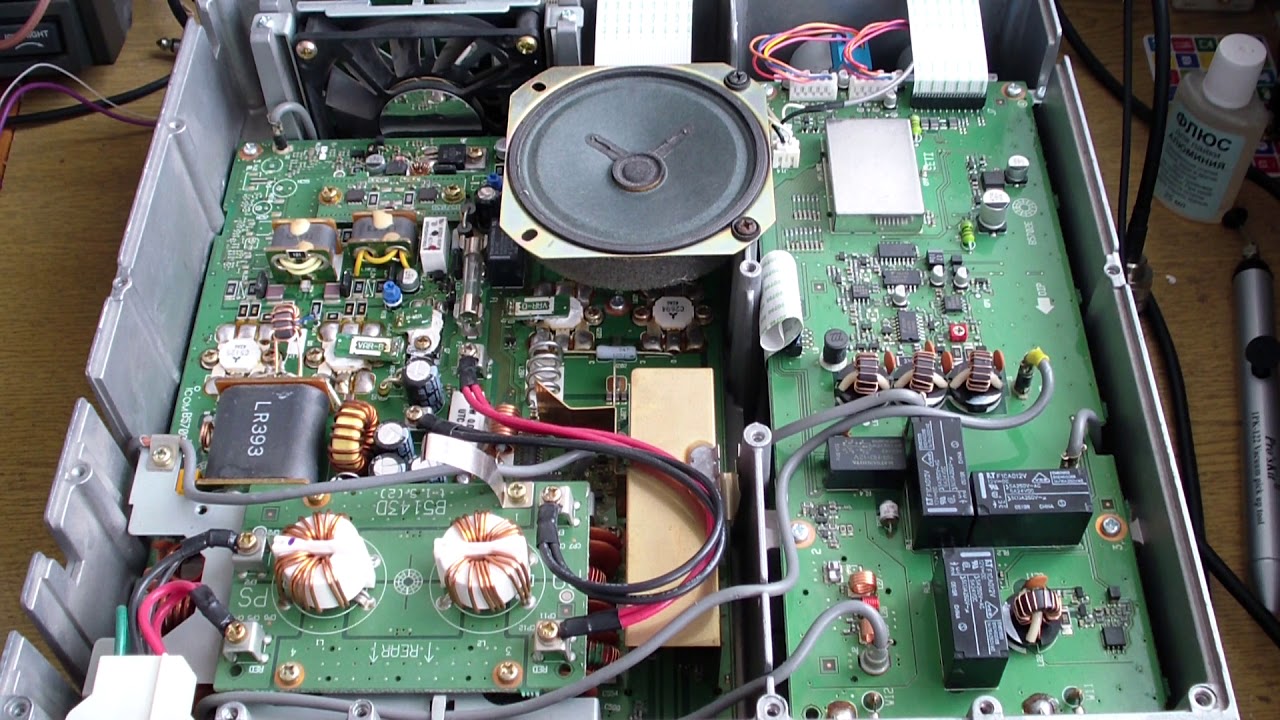 ICOM IC-746pro прилетела статика (repair)
