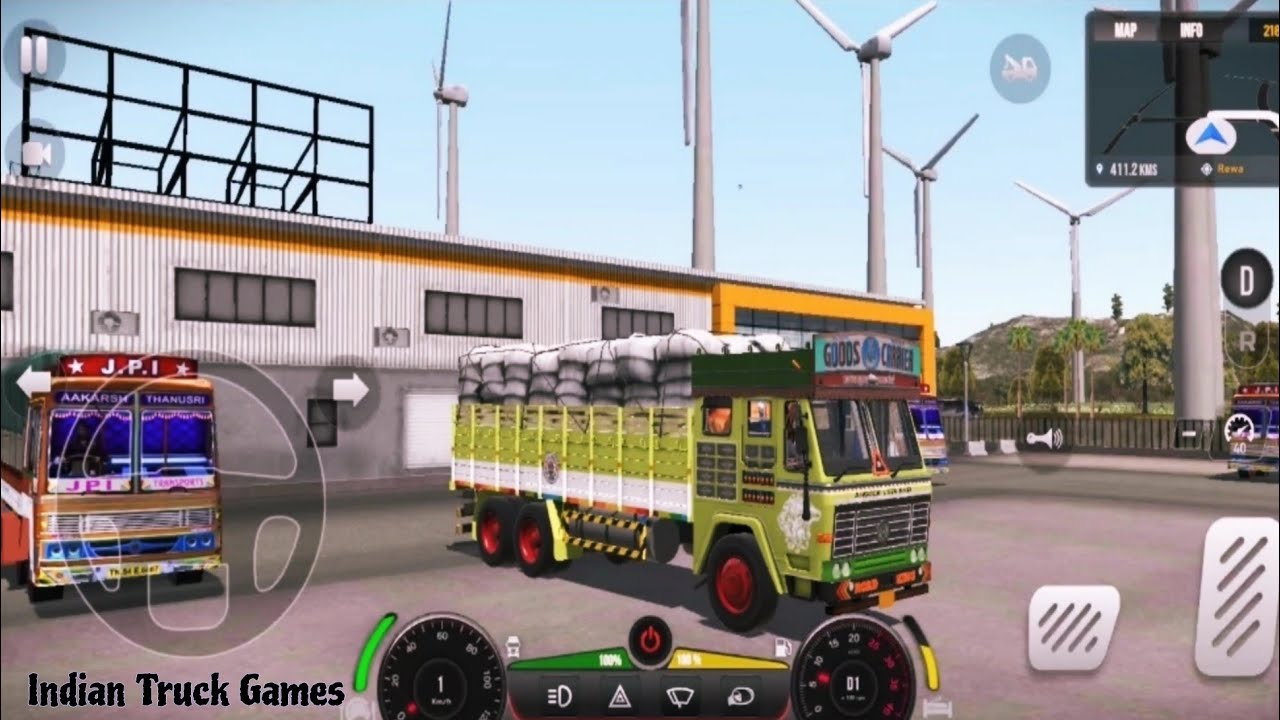 Realistic Indian Truck on gameplay [Jabalpur to Ujjain] 