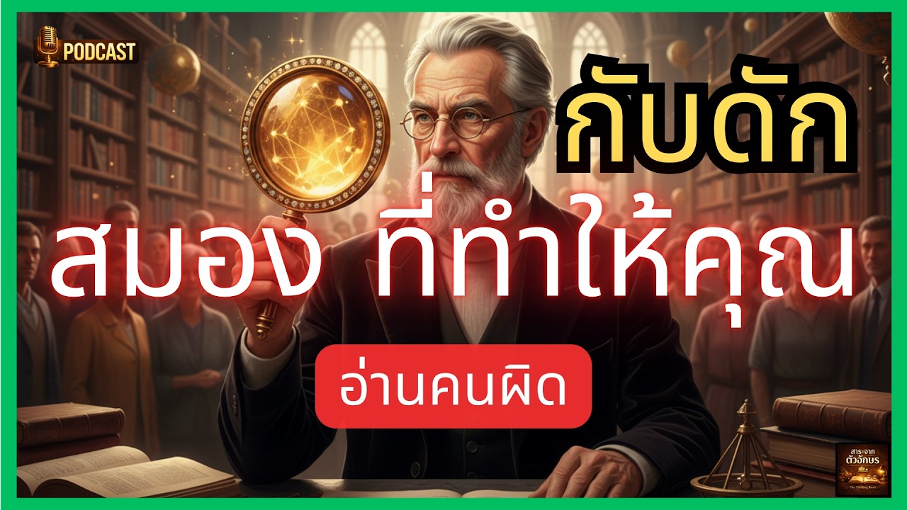 กับดักสมอง ที่ทำให้คุณ อ่านคนผิด | สาระจากตัวอักษร EP.3