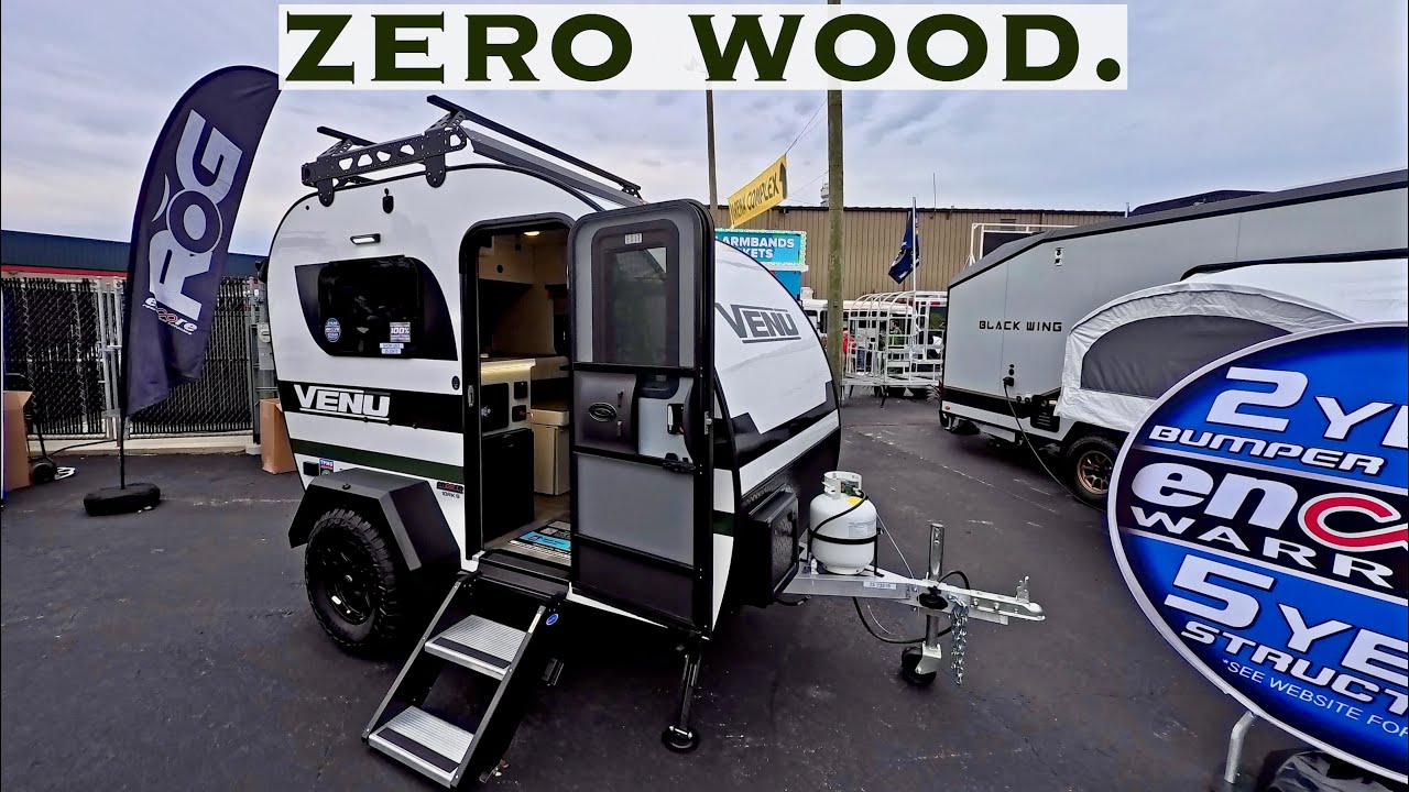 Encore Venu 10RKS Tiny Wood Free Camper with Indoor Toilet
