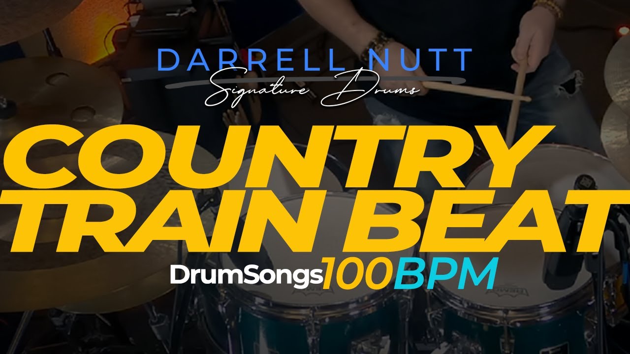 Country Train Beat - Drums Only Backing Track - 100 bpm