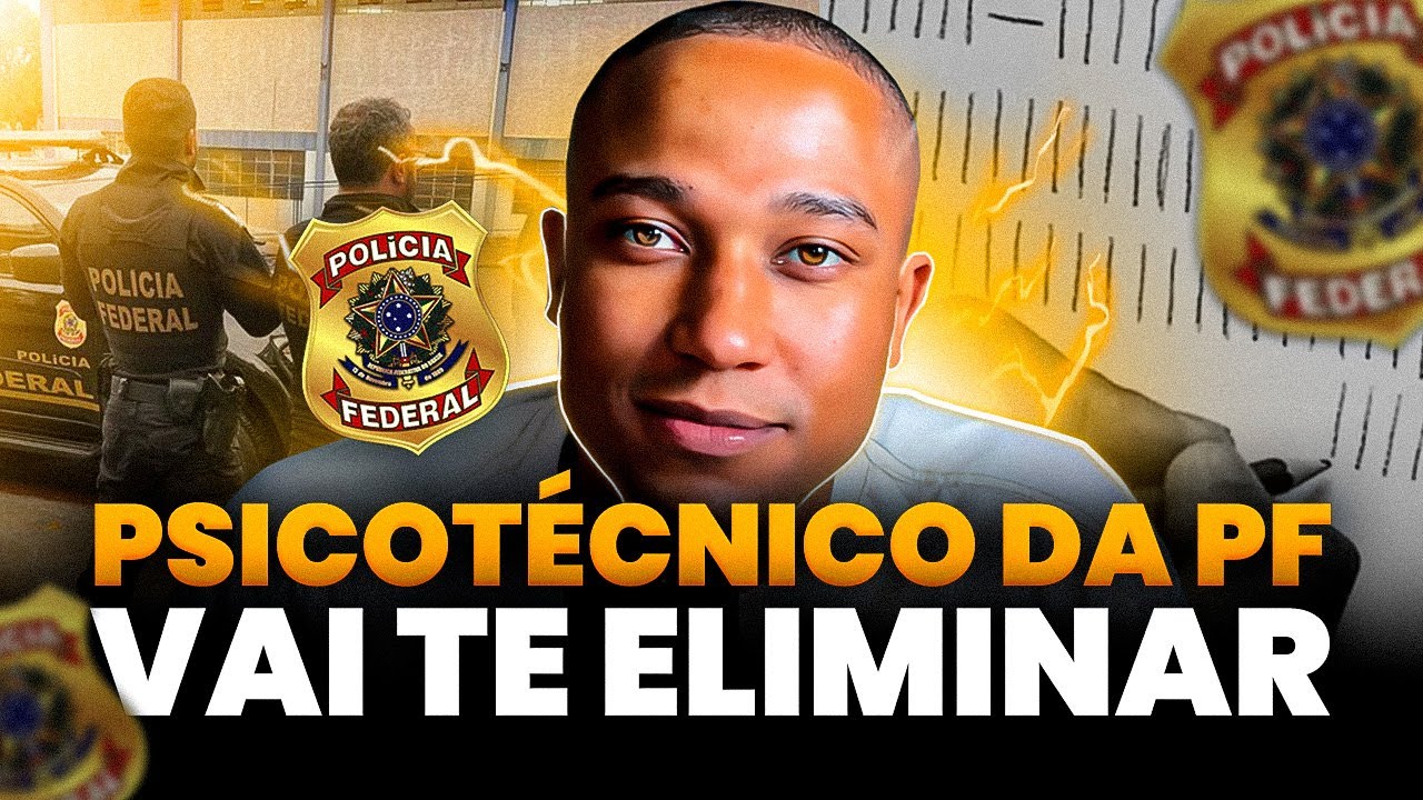 CONCURSO PF 2025: O PSICOT&Eacute;CNICO &Eacute; ELIMINAT&Oacute;RIO MESMO?