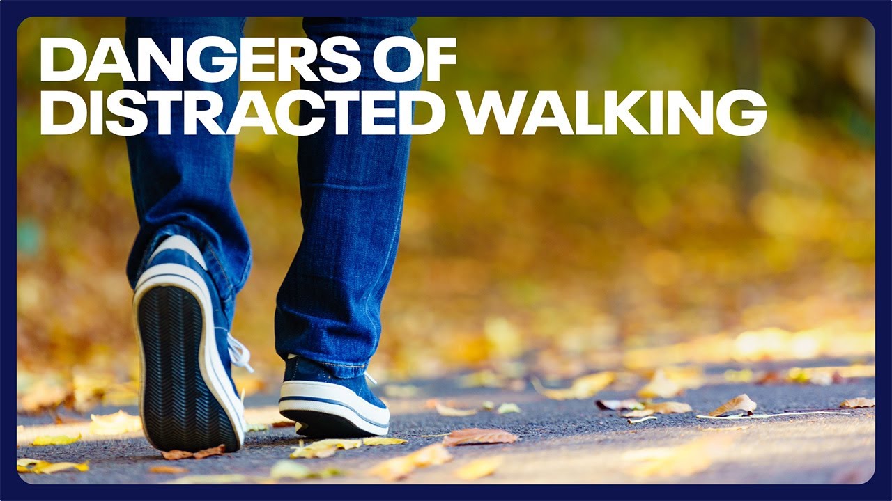 The dangers of distracted walking