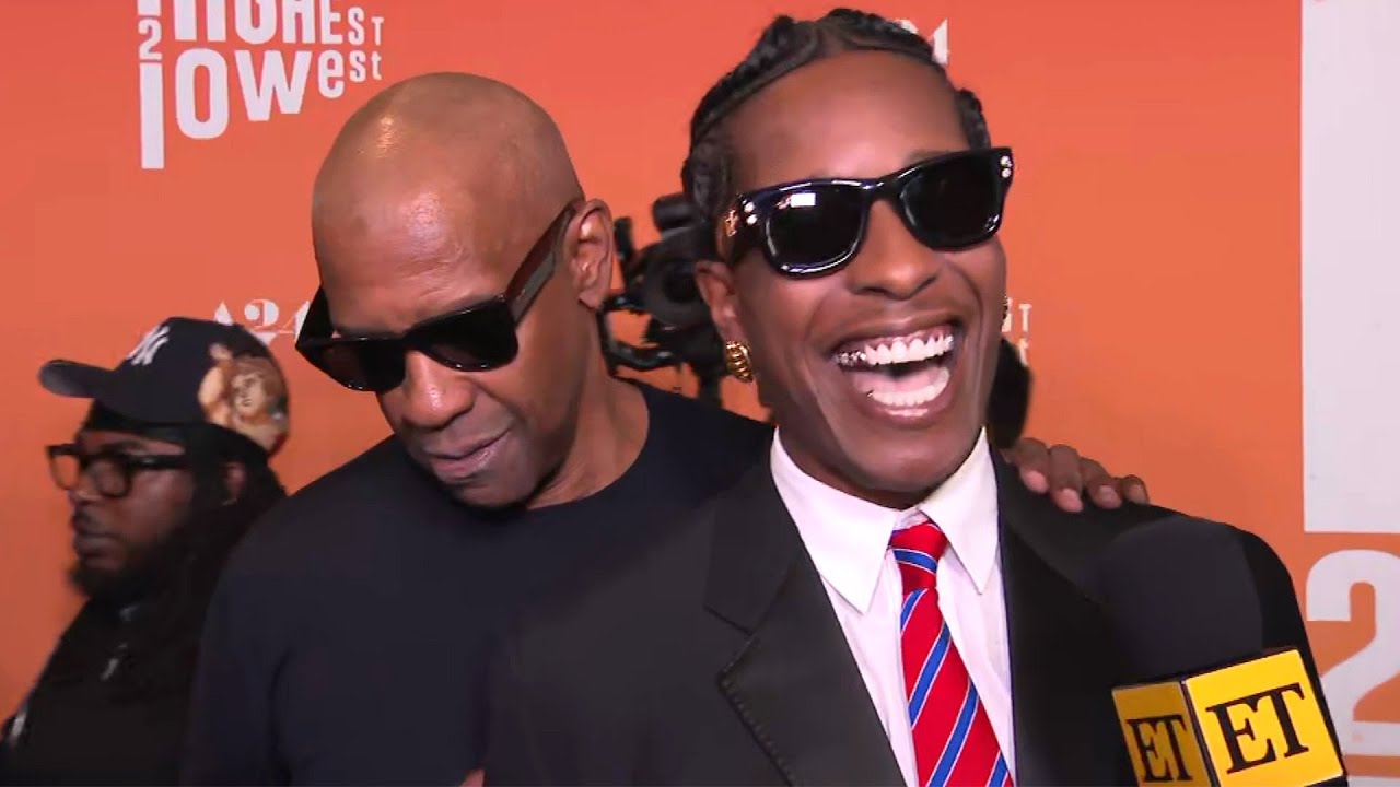 Denzel Washington CRASHES A$AP Rocky’s ‘Highest 2 Lowest’ Premieres Interview (Exclusive)
