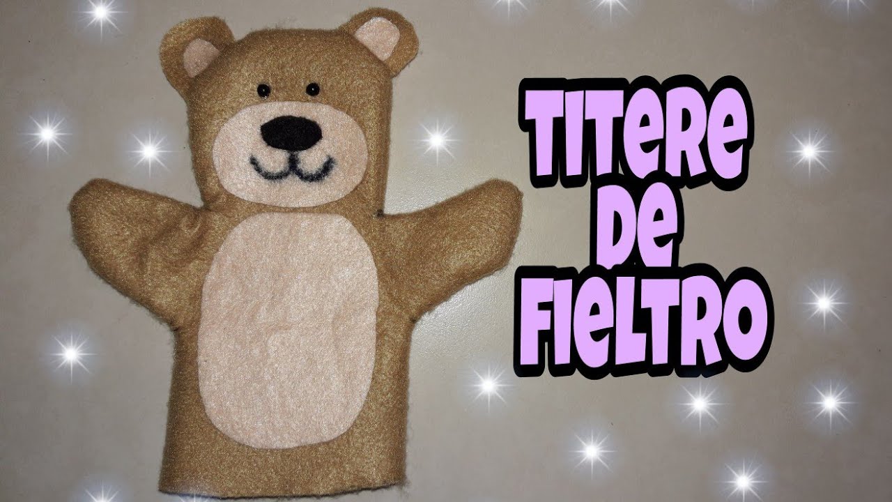 Titere de fieltro muy (fácil)