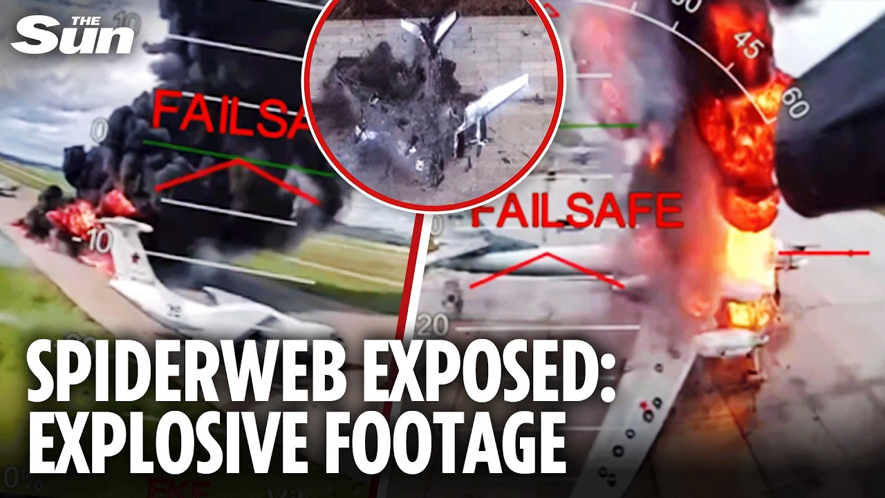 Inside Ukraine's most daring covert operation: New video reveals extent of Operation Spiderweb