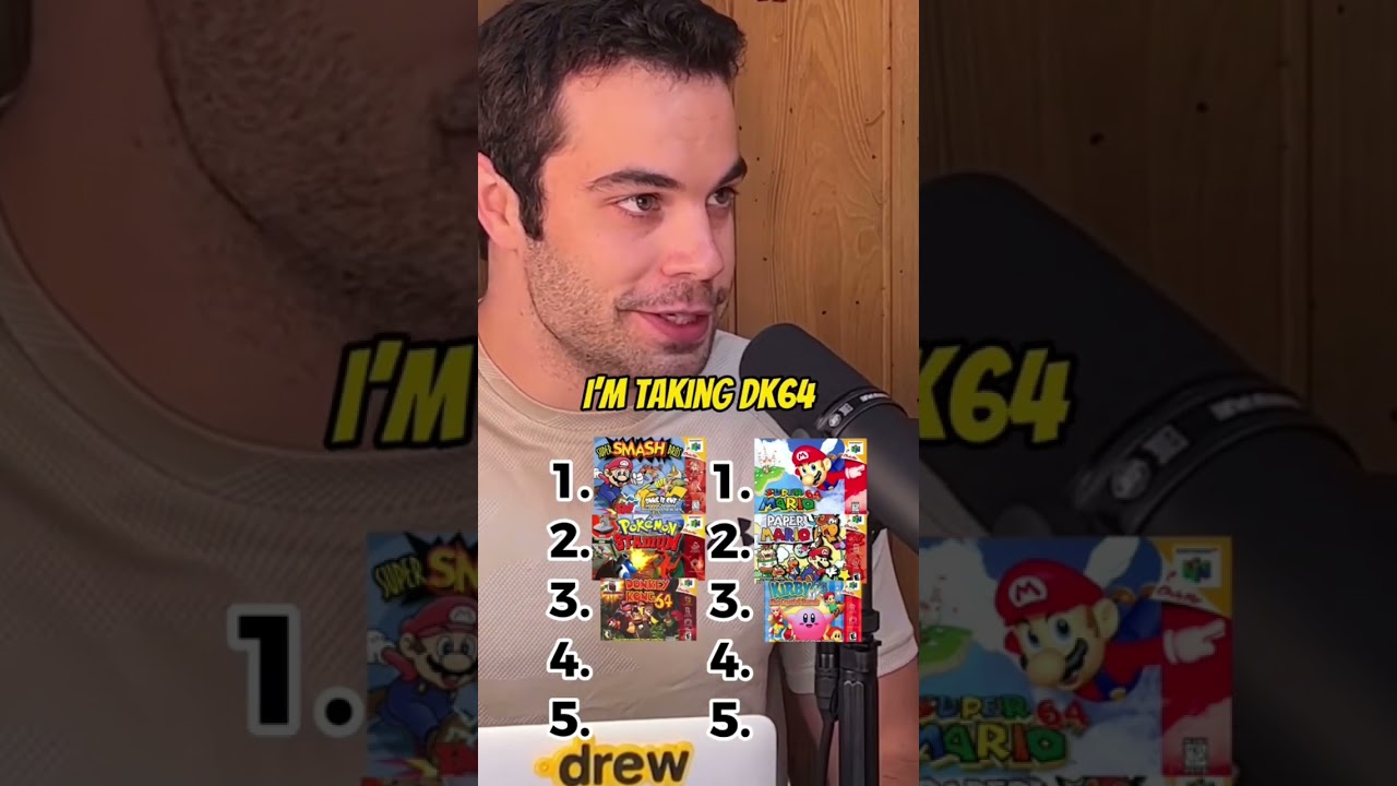 Best N64 games of all time??? Smash Bros? Mario Kart? Super Mario 64? #nintendo64 #retrogaming