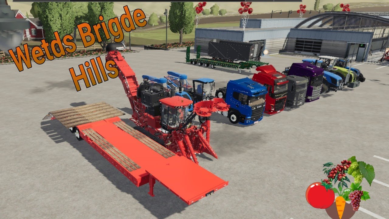 Nuevo Mapa Wetds Brigde Hills + Múltiples Cultivos (EEUU 🇺🇲) FS20