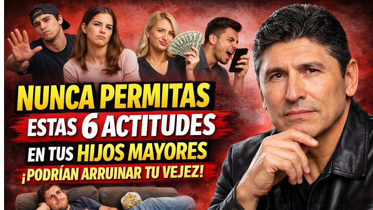 Nunca permitas estas 6 actitudes en tus hijos mayores ¡Podrían arruinar tu vejez! – Cesar Lozano