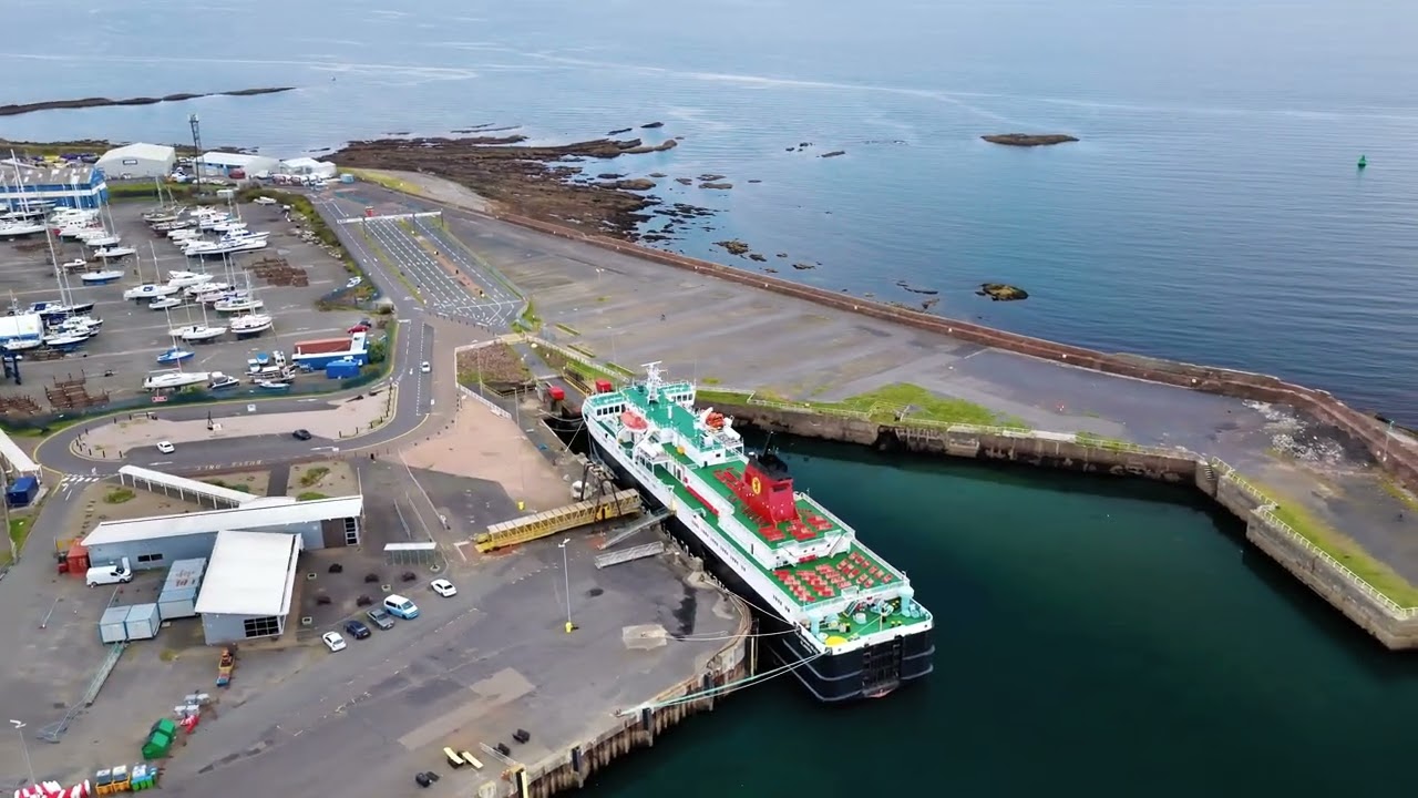 Ardrossan Harbour and Ardrossan North Shore. 