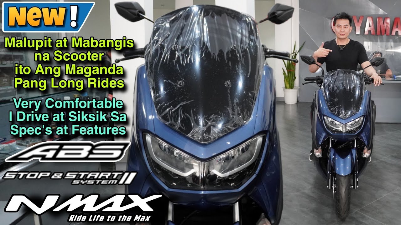 2024 Yamaha NMAX 155 ABS Version Light Blue Napaka Ganda Ng Bagong Kulay na ito Very Attractive