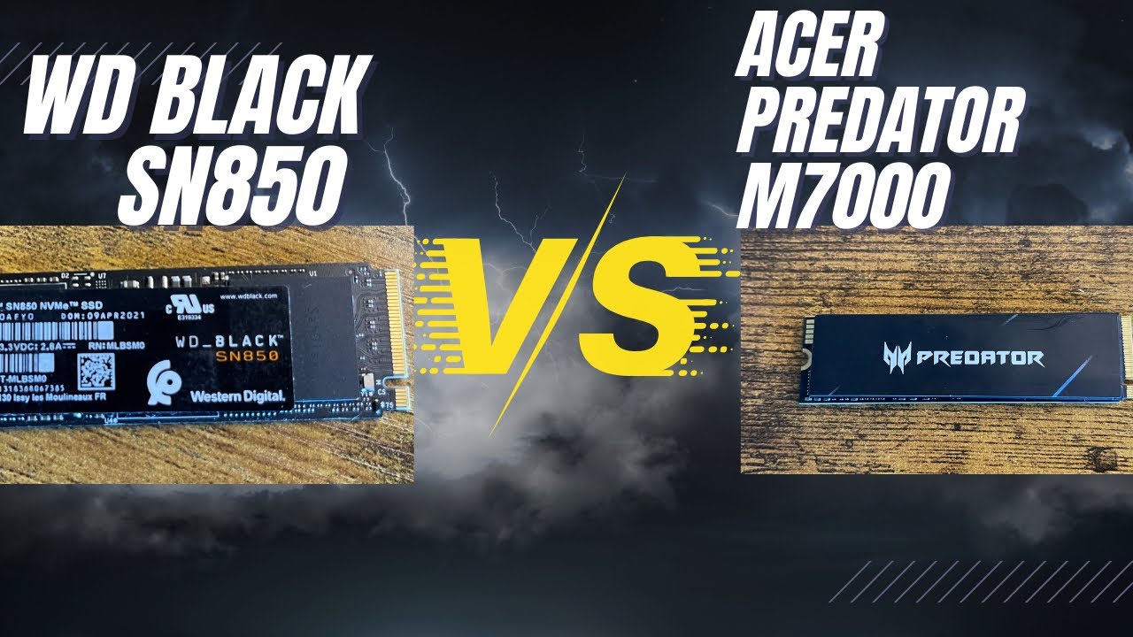 M.2 SSD Speedtest Battle: Acer Predator M7000 Against the WD Black SN850 & PS5 Console Storage