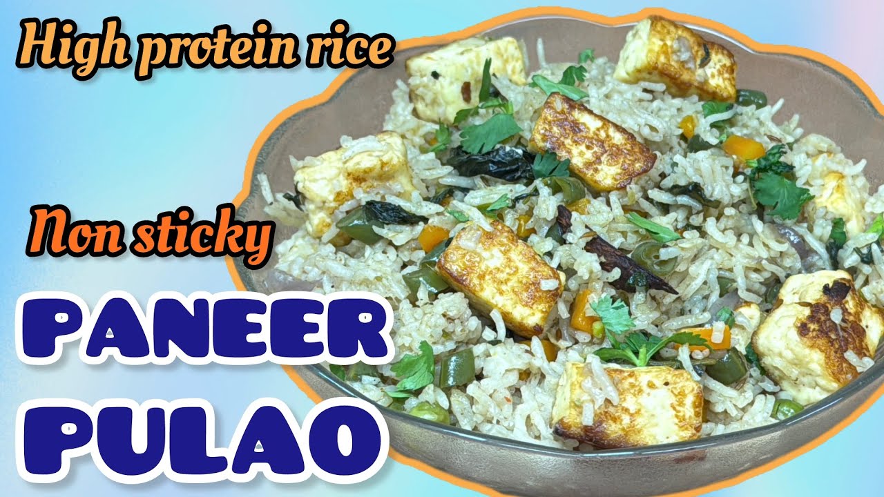 Restaurant Style Paneer Pulao Recipe | खिला-खिला पनीर पुलाव | Easy One-Pot Lunchbox Recipe
