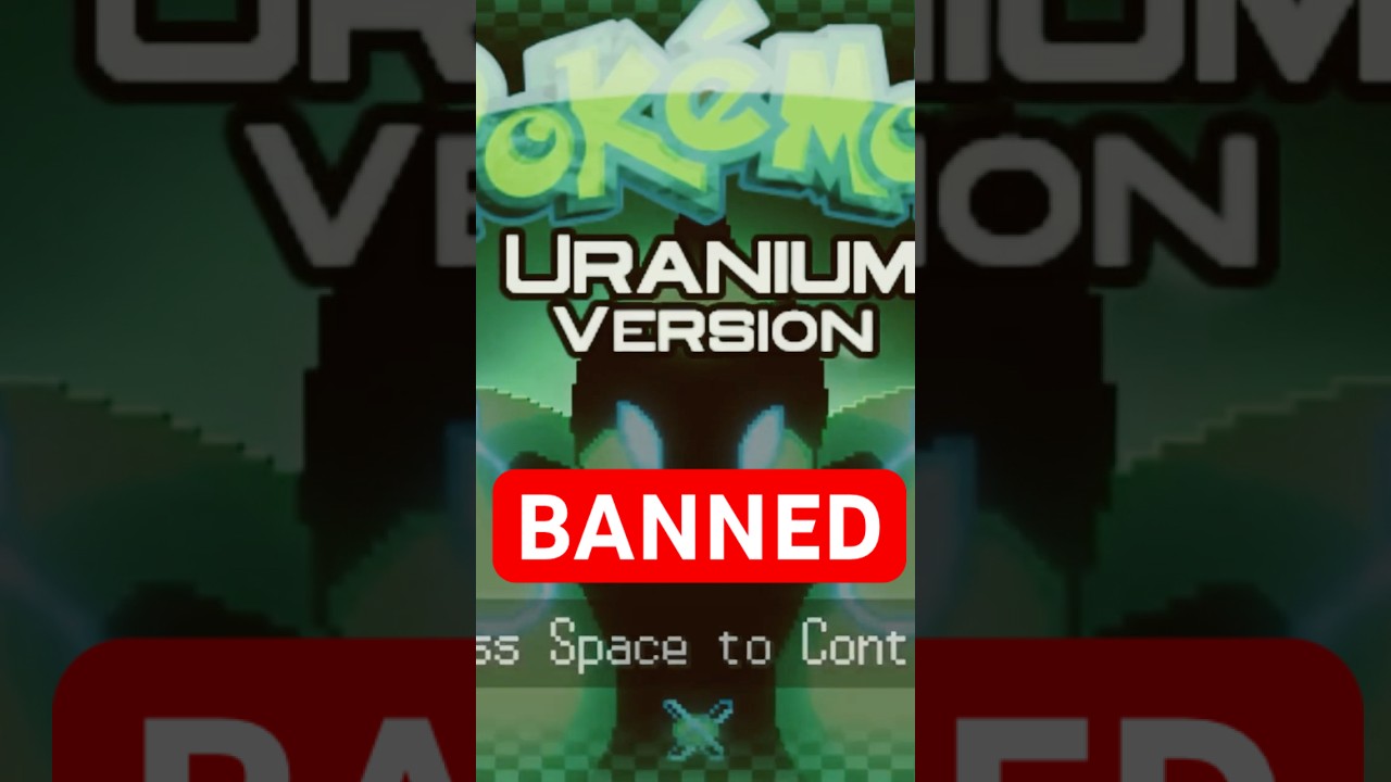 The Banned Pokemon Game! #pokemon #uranium # #fangame