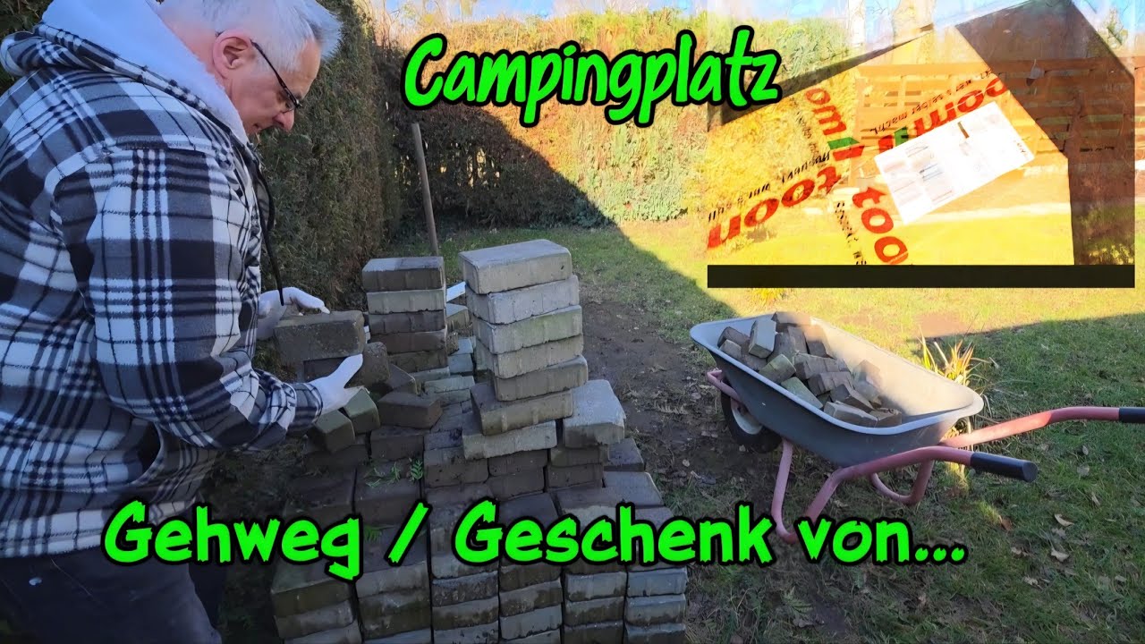 Campingplatz/ Gehweg / Geschenk 