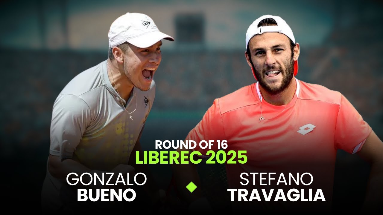 Gonzalo Bueno vs Stefano Travaglia | Liberec 2025 R16 | ATP Highlights