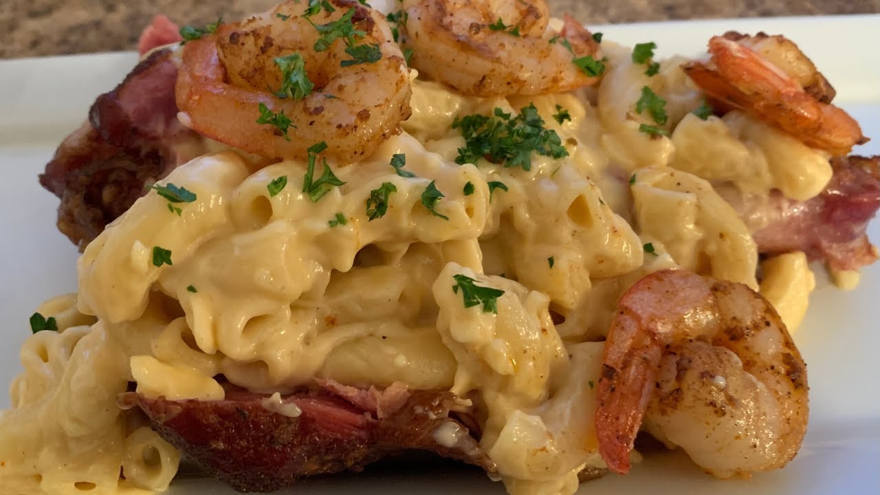 Фаршированные макароны с сыром и четырьмя сырами ножки индейки | Вдохновлено хижиной из индейки