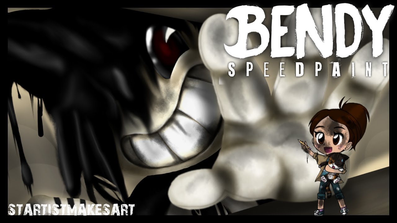 Bendy Speedpaint (Bendy and the Ink Machine) -- Who's Laughing Now?