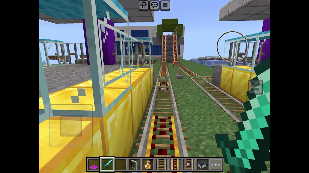 Minecraft MTR 東鐵綫過海段 落馬洲至金鐘 行車片段