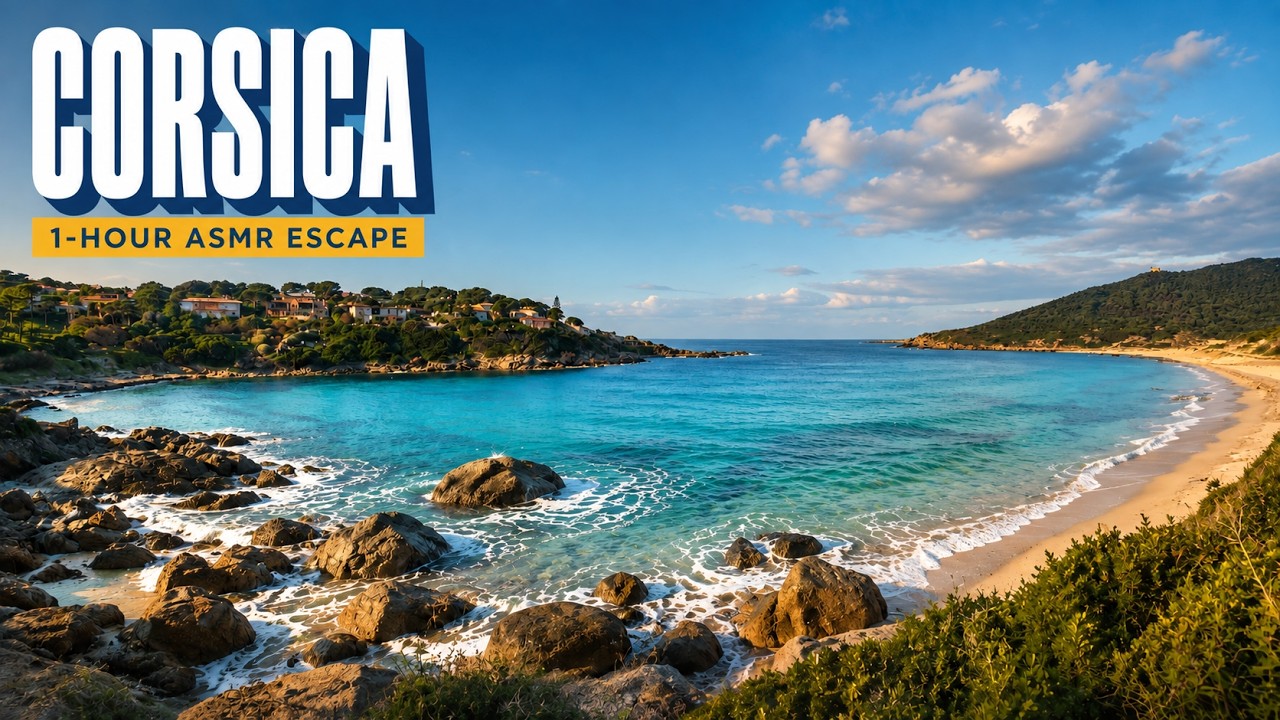 Plages corses - Marine de Davia - Corbara - Ile-Rousse - Balagne - Corse 4K
