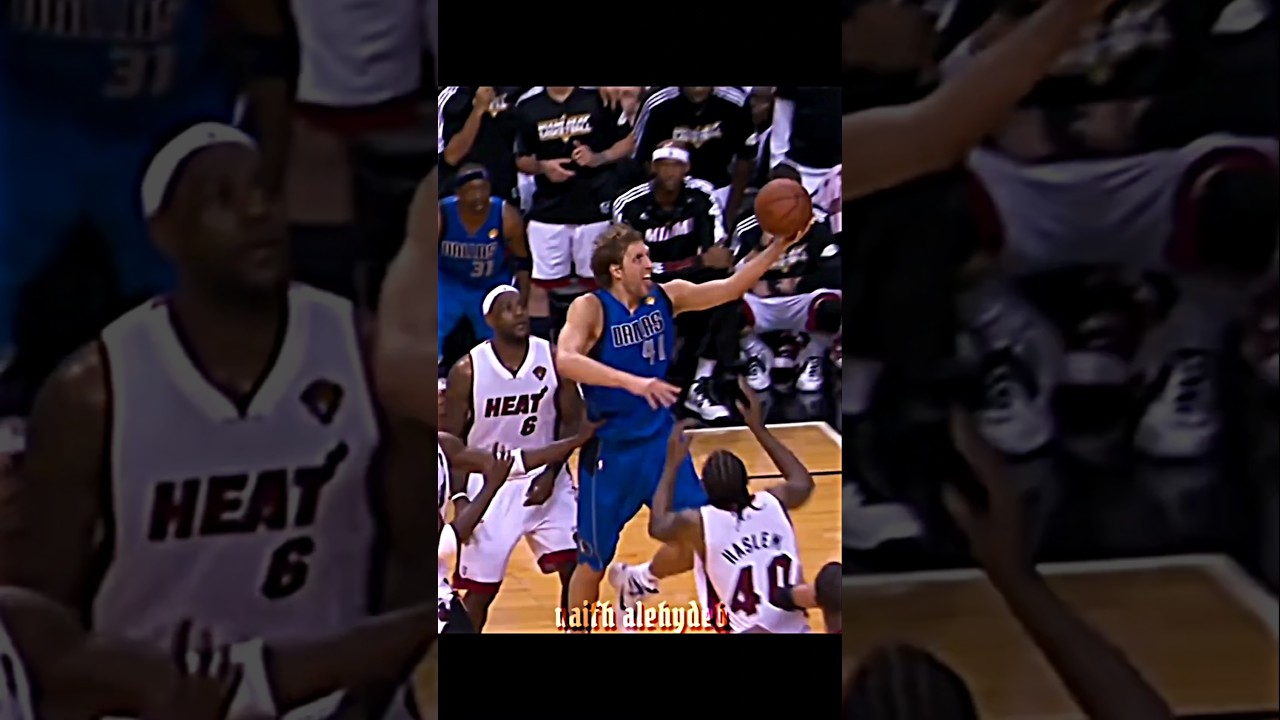 Dirk took REVENGE on LeBron & D-wade 👀🔥