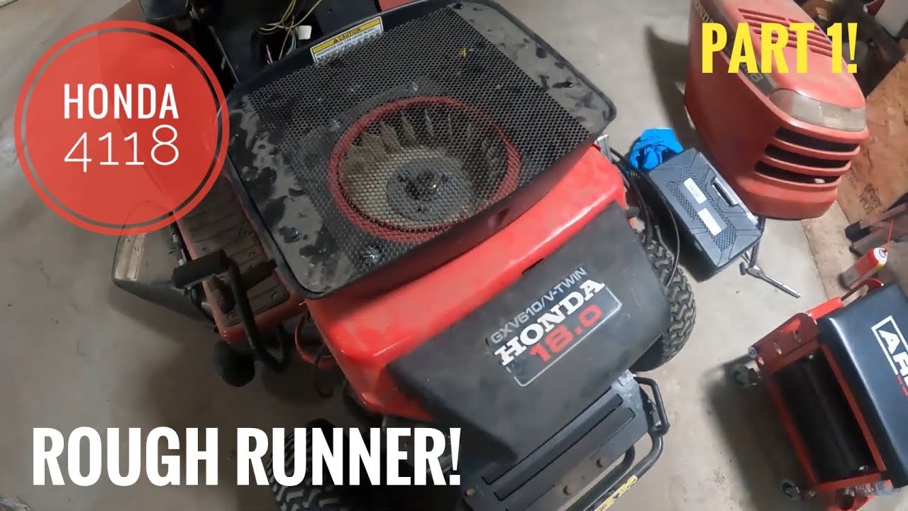 Honda 4118 Spits & Sputters: Part 1! Diagnosing This GXV 610 Engine!