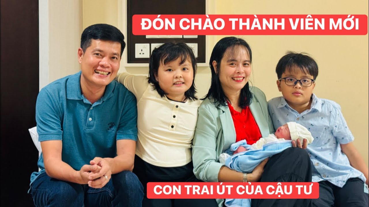 Đại gia đình Khương Dừa đón chào con trai út của cậu tư Trà Sữa