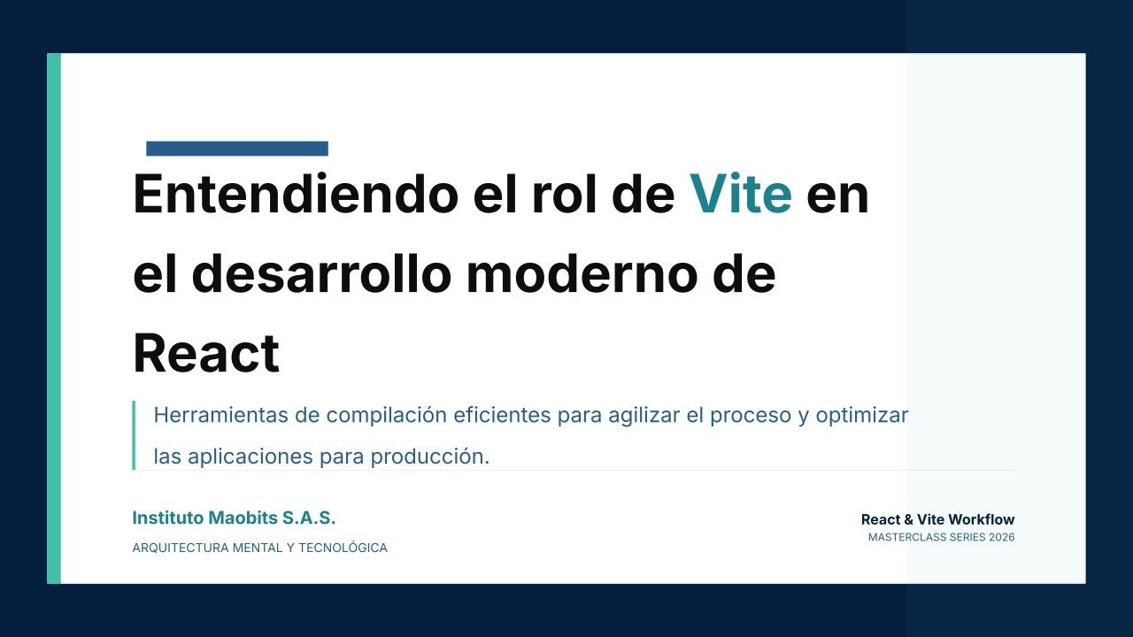 Módulo #Entendiendo1 - El rol de Vite en el desarrollo moderno de React