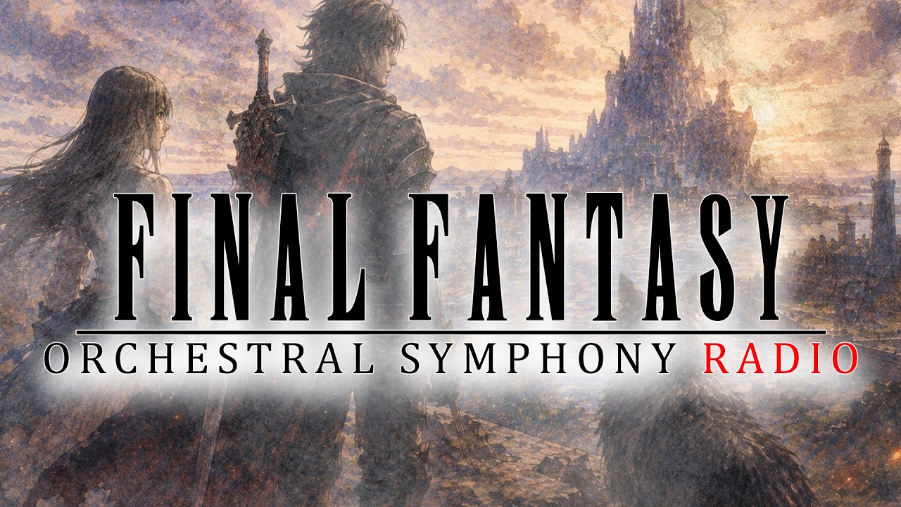 Final Fantasy 🎻 24/7 Orchestral Radio | Relaxing & Epic JRPG Music (Study, Sleep, Focus)