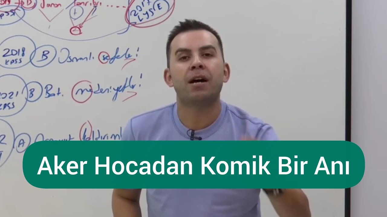 İşte Videonun Tamamı/Aker Hoca Komik Bir Anını Anlatıyor