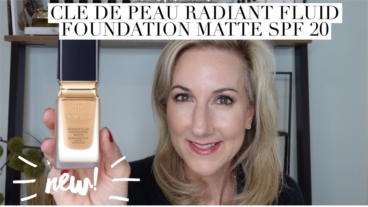 NEW! CLE DE PEAU RADIANT FLUID FOUNDATION MATTE SFP 20 | WEAR TEST AND REVIEW | MATURE DRY SKIN!